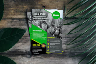 design a professional flyer or poster