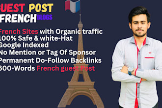 write and publish french guest posts on french sites