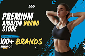 create premium amazon brand store and storefront design