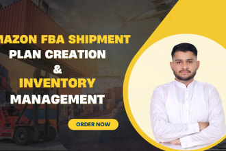 create amazon fba shipments plan and manage inventory