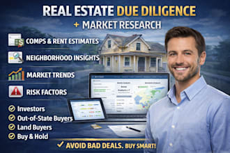do real estate due diligence and market research