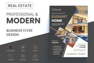 do professional real estate flyer and postcard design