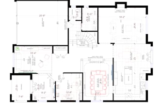 do architectural full set drawing and floor plan