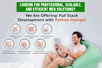 expert full stack python developer for react and django apis