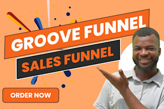 build sales funnels and email marketing using groove funnels