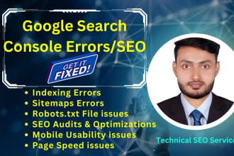 fix google search console errors, indexing issues, coverage