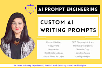 create custom ai prompts for chatgpt writing