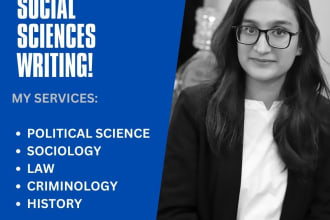 write quality social sciences articles, essays, papers