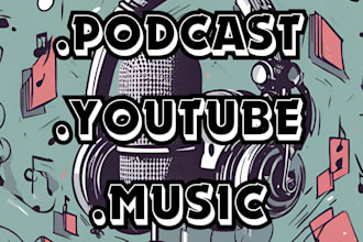 do intro podcast jingle for youtube,video or business
