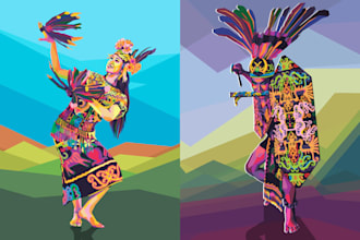 drawing awesome pop art style wpap