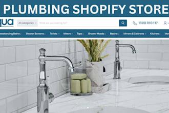 design plumbing equipment shopify construction website building equipment store