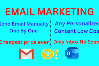 send email manually one by one