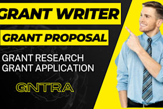 write grant proposal, grant research, grant writing and grant application
