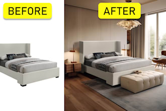 create captivating ai furniture lifestyle images in environments