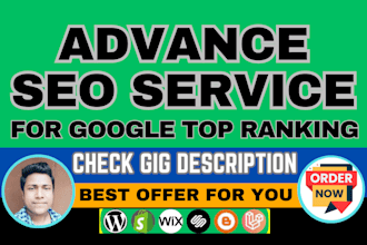 optimize wordpress, ecommerce, shopify, wix, squarespace website SEO