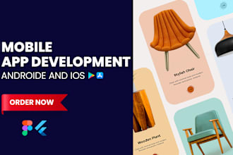 develop best hybrid front end mobile application in flutter