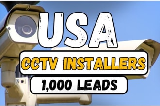 provide security camera installer leads in USA leads for sale