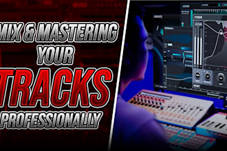 mix and master your rap, pop songs to be radio ready