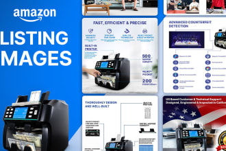 design amazon listing images and plus content