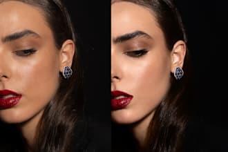 natural retouch photo color corection background change