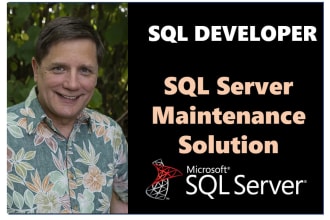 create a sql server maintenance solution