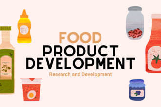 do food product development, formulation, process, and costing
