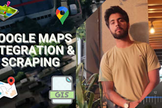 integrate google maps api and data scraper