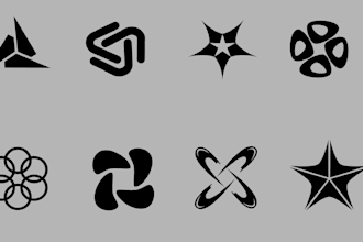 design a modern minimalist geometric logo