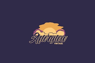 vintage clothing housewares shop logo