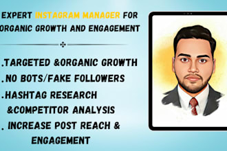 expert instagram manager for organic growth and engagement