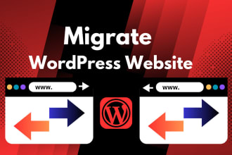 move, transfer and migration any wordpress website