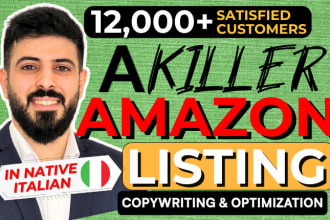 write and optimize a killer italian amazon listing