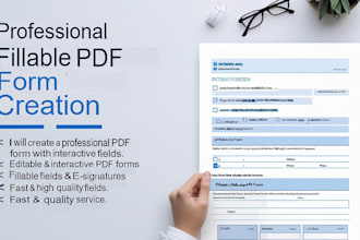 create fillable PDF forms within 24 hours