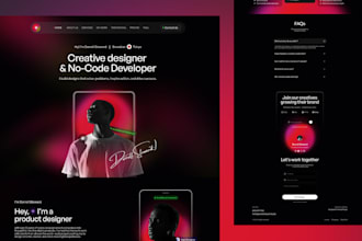 build framer website, framer landing page, or convert figma to framer