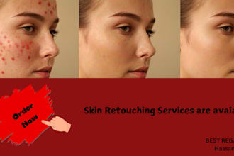 retouch your skin, remove your pimples and acne in photoshop