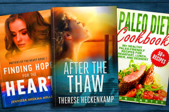 design book cover design, ebook cover, kindle cover in just 6 hours