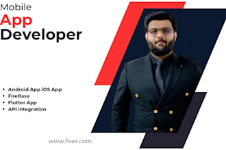 design flutter mobile app for both android and ios