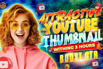 design stunning youtube thumbnails