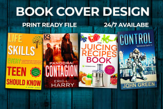 design amazon KDP cover, kindle cover, paperback cover