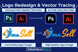 fix, update, edit, revamp, redesign, or digitize your existing logo