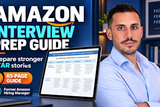 provide an amazon interview prep guide by a former hiring manager