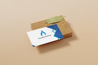 design print ready best business card or stylish visiting card with qr code