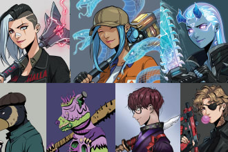 do unique nft collection and generation in azuki style