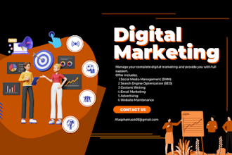 do a professional digital marketing for your social media growth