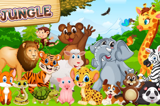 draw children book illustrations and covers for self publishing on amazon KDP