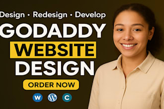 develop godaddy website design godaddy website redesign godaddy