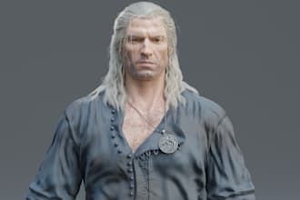game ready photorealistic 3d character
