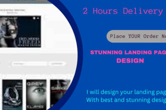 landing page design with getresponse, gohigh level, clickfunnel and klaviyo