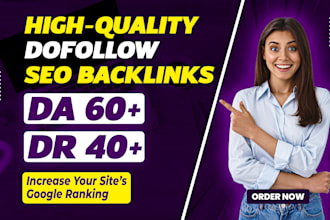 buy quality dofollow SEO backlinks high da DR to rank your