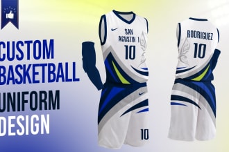 design custom basketball, soccer uniform jersey